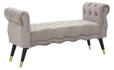 Скамья Парижский серый Золотой См 120X40X60