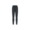 Fila Solid High-Waisted Fitness Knitted Leggings Women Leggings Deep-Black A11W341607F-BK