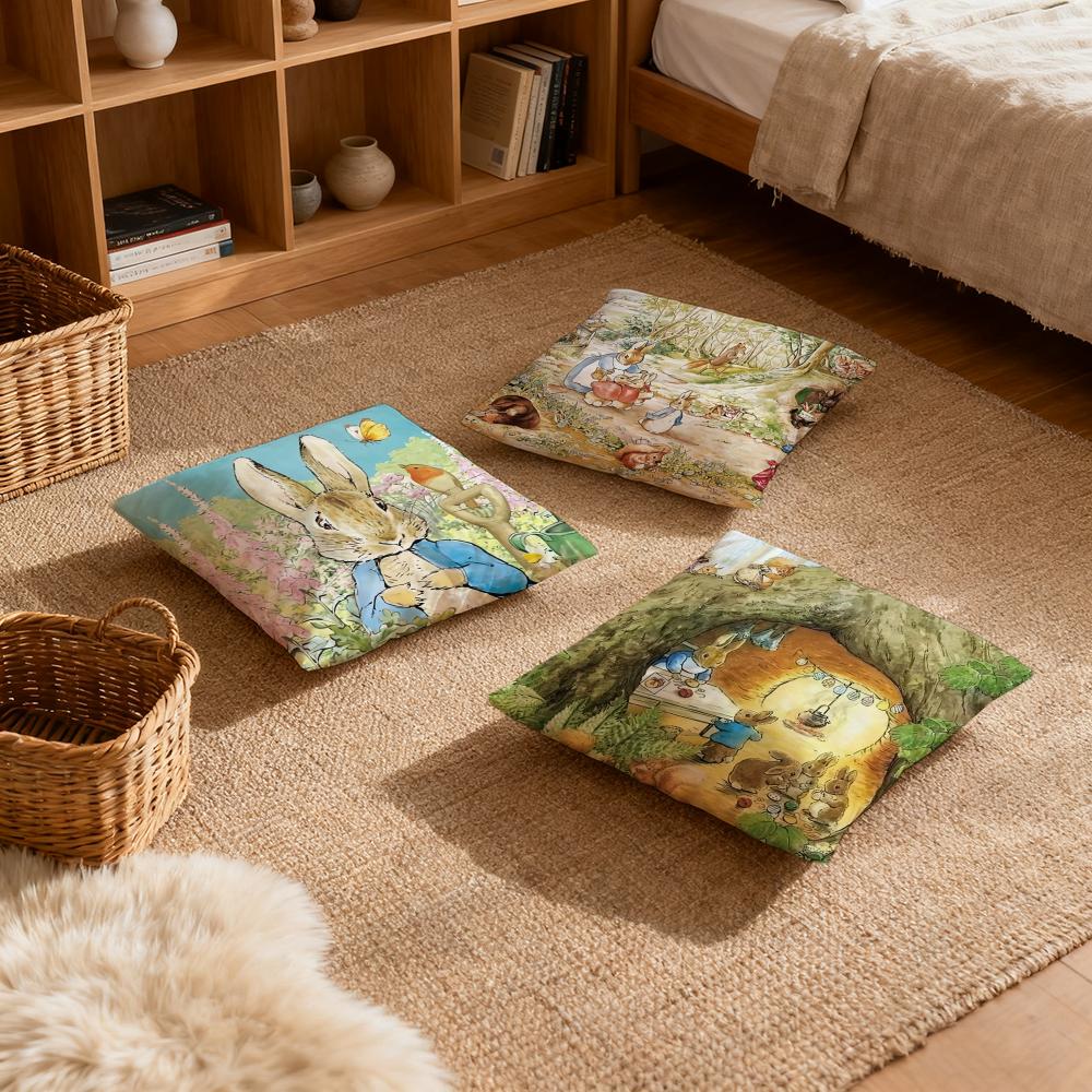 Pillow Case luxurious home office, sofa decorative Multi sized car seat cushions, pillowcases Cartoon p-peter r-rabbit
