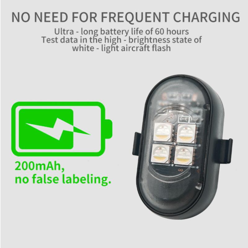 RGB Стробоскопы Беспроводной USB Перезаряжаемый Предупреждающий Фонарь Уличный Автомобильный IP65 Декоративный Свет Пульт Дистанционного Управления Светодиодный для Мотоцикла