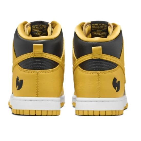 Nike Dunk High Wu-Tang Черно-желтые мужские кроссовки HJ4320-001