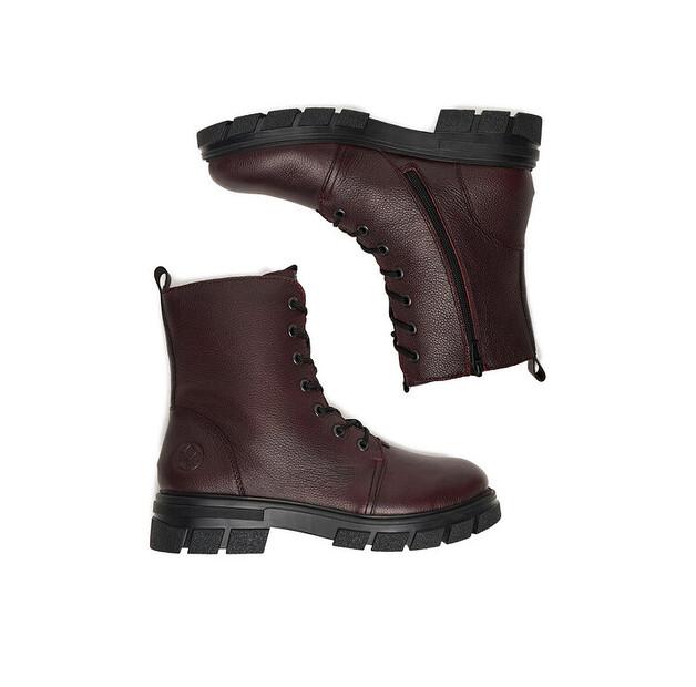 Rieker CEO-Z9116-35 Burgundy Ankle Boots