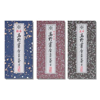 Ароматические палочки Koyasan Daishido Takano Reika специально отобраны, набор из 3 видов (превосходный ладан, сандал, лотос) (6)