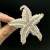 Классические броши-морские звезды для женщин Унисекс Жемчуг Океан Морские булавки Мероприятие для друзей Вечеринка Новые подарки Украшения Декоративные аксессуары