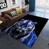 Art Domineering Tiger 3d Print Carpets For Living Room Bedroom Decor Carpet Soft Home Bedside Floor Mat Play Area Rugs Carpet