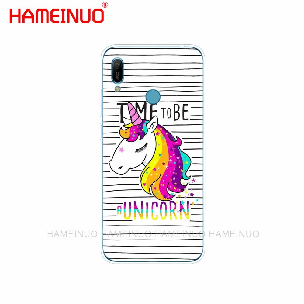 Силиконовый чехол для телефона huawei Y5 Y6 Y7 Y9 PRO PRIME 2019 honor 8s 8a 20 LITE PRO 10i view 20 V20 Unicorn Rainbow Jetpack