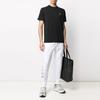 Stone Island Logo Micro Round Neck Short Sleeve T-Shirt Men Tops Black 741523757-V0029