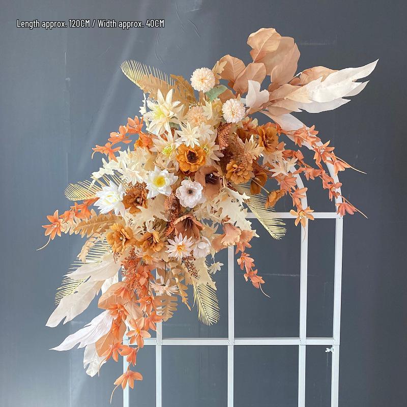 Искусственный Цветочный Декор для Свадебного Места Проведения: для Дорожки, Сцены и Банкетного Зала