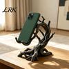Уникальные домашние украшения 3D-печатная ветка дерева подставка для телефона, художественная витая деревянная настольная подставка, деревенский органический декор для мобильного телефона, офиса, уникальный подарок