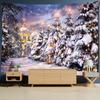 Christmas Tree Series Tapestry Wall Hanging Bohemian Style Snow Scene Witchcraft Living Room Home Decor