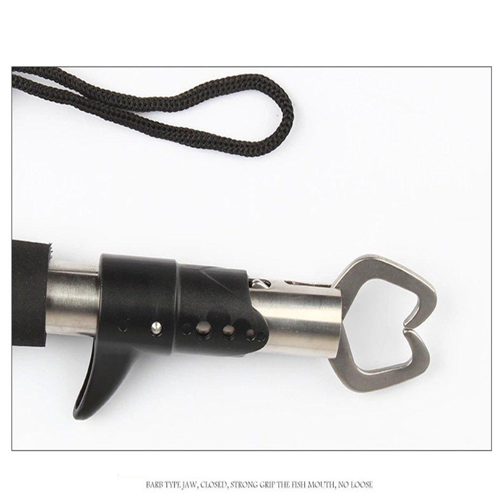 TiLon Fish Grip with Stainless Steel with EVA Easy to Essential Fishing Tool Cord, Grip, Lightweight, Use,
