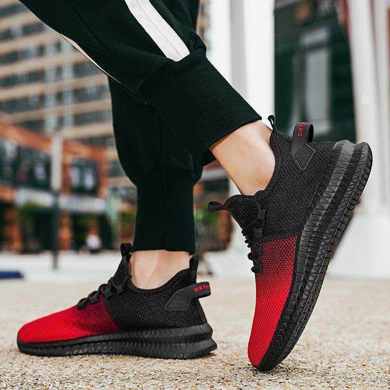 40-47 Мужская летная тканая обувь большого размера, спортивная обувь, сверхлегкая мужская обувь