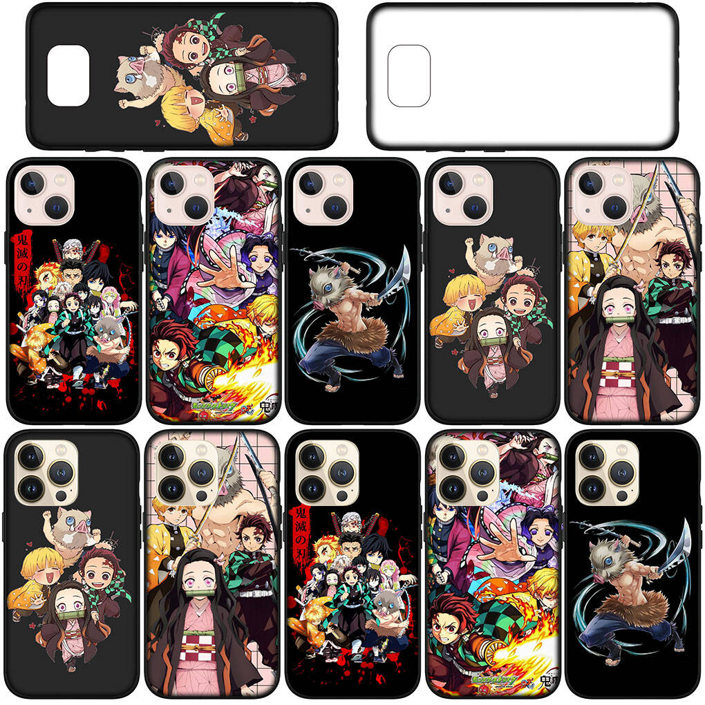 Чехол для iPhone 17 16 15 Xiaomi Poco Redmi Note 14 13 12 11 Pro Max Samsung Galaxy S25 S24 OPPO Huawei Клинок, рассекающий демонов Аниме Нэдзуко Тандзиро Чехол для телефона