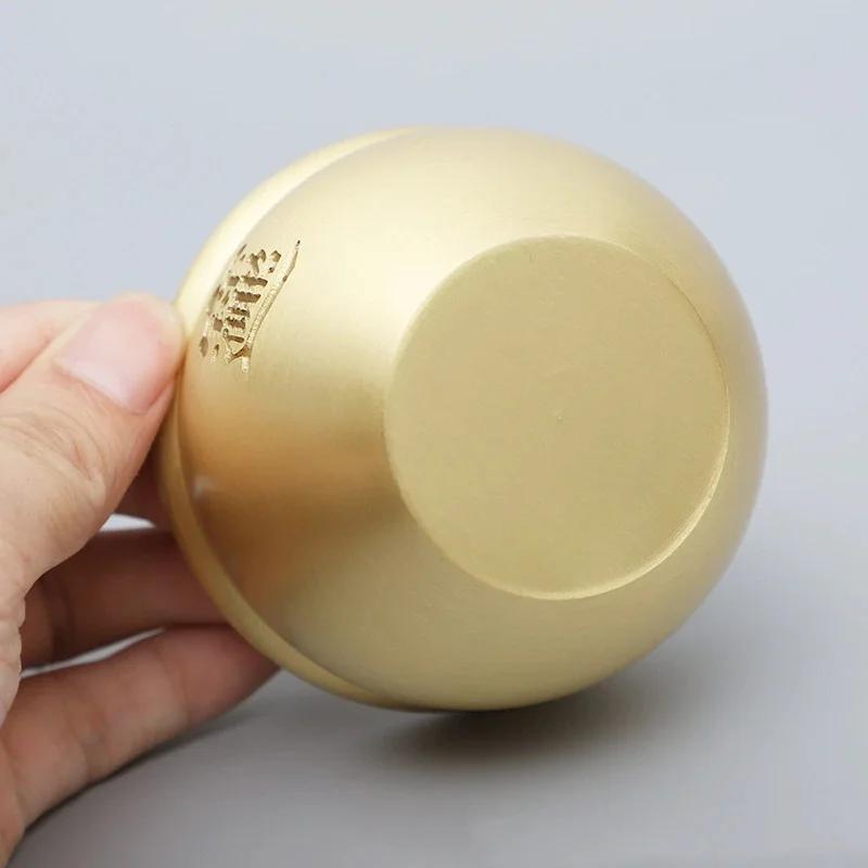 Pure Copper Cornucopia Attracts Wealth Into Treasure Cylinder Study Desktop Decorations Handicraft Ornaments Vintage Home Decor