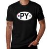 Paraguay Oval Country Code Decal TShirt Ultra Soft Breathable Tee Top