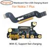 Для Nokia 7 Plus 7+ USB зарядное устройство док-порт разъем основной платы материнская плата гибкий кабель TA-1049 1055 1062