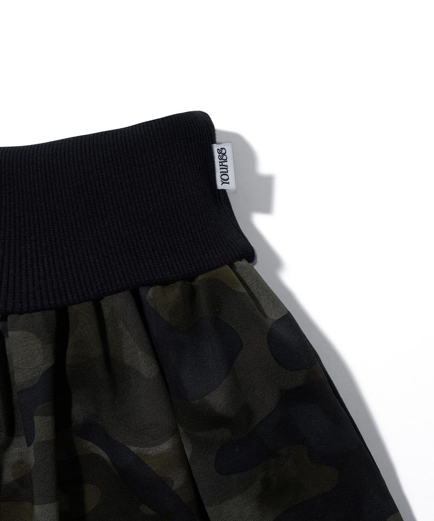 Yuhee Cancan Jersey Skirt_Khaki