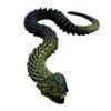3D Printed Snake Toy Articulated Snake with Openable Mouth And Retractable Teeth Flexible Fidget Snake Toy for Adults Kids