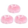 SMASOLO 3-Piece Baby Powder Puff, Large, Fluffy Powder Puff for Pug Hair, Pink, for Toddlers, Gentle On Skin, Lightweight, Body Powder, Versatile