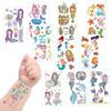 10 Sheet Cartoon Mermaid Temporary Tattoos Stickers Waterproof Party Tattoo Children"s Set