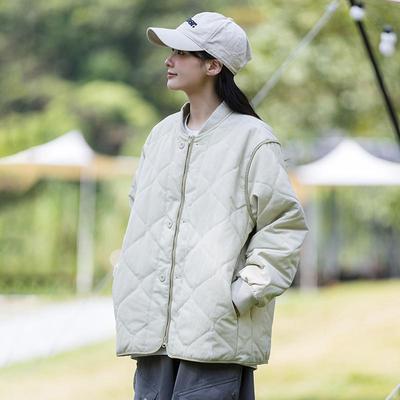 Оставайтесь стильными и уютными этой зимой с модной стеганой хлопковой курткой для женщин