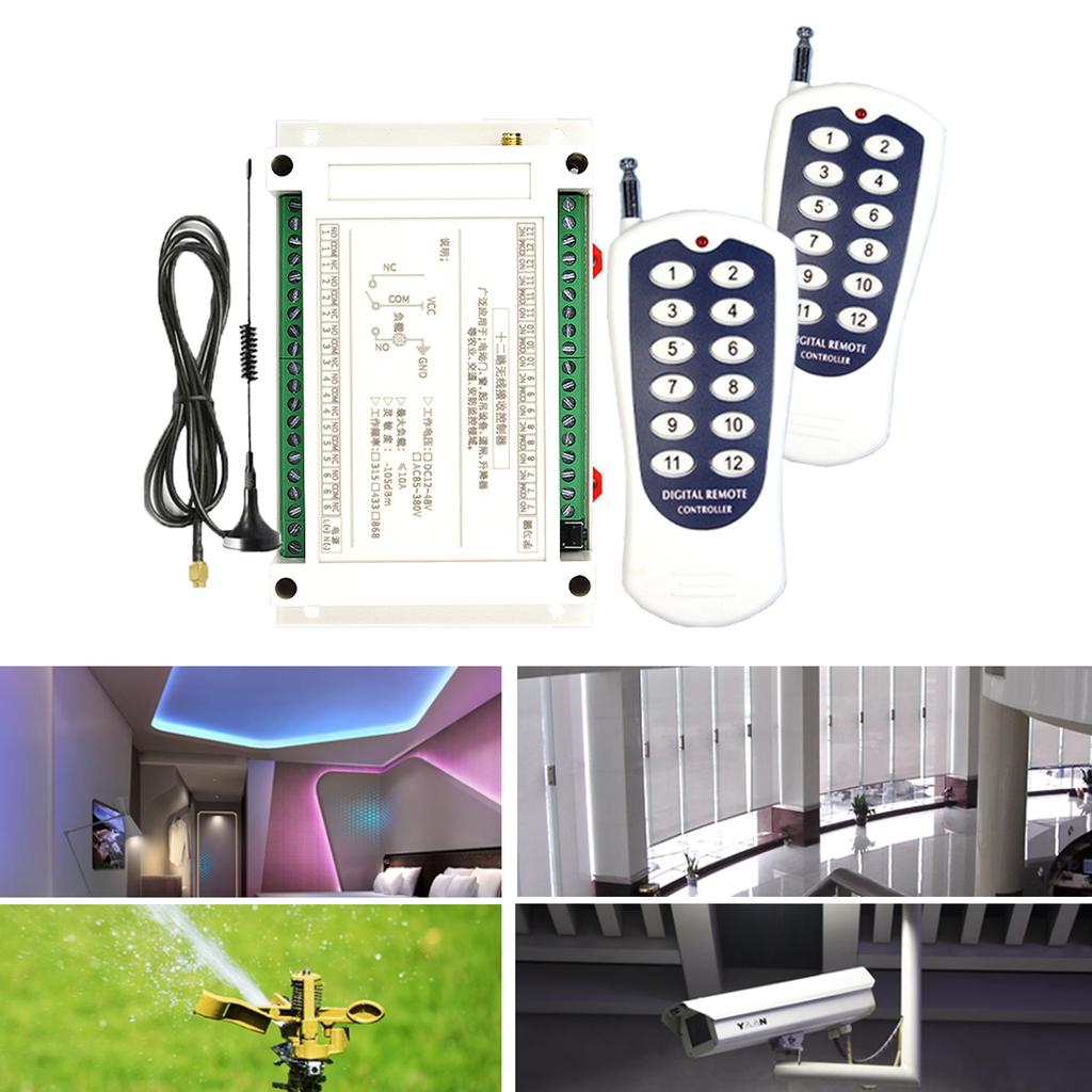 Выключатель с дистанционным управлением 300 м большая дальность DC12V 24V 36V 48V реле беспроводной РЧ-выключатель беспроводной пульт выключатель