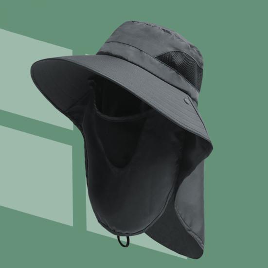 Уличная шляпа шарф дышащая защита шеи с широкими полями унисекс противоскользящая полная защита ветрозащитная фиксированный ремешок рыбалка кемпинг велоспорт рыбак