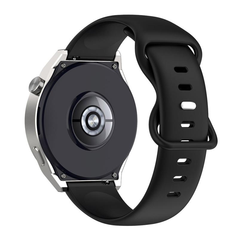 Горячий! 20 мм силиконовый ремешок для часов с пряжкой-бабочкой, браслет, ремешок, совместимый для часов Huawei GT3 Pro