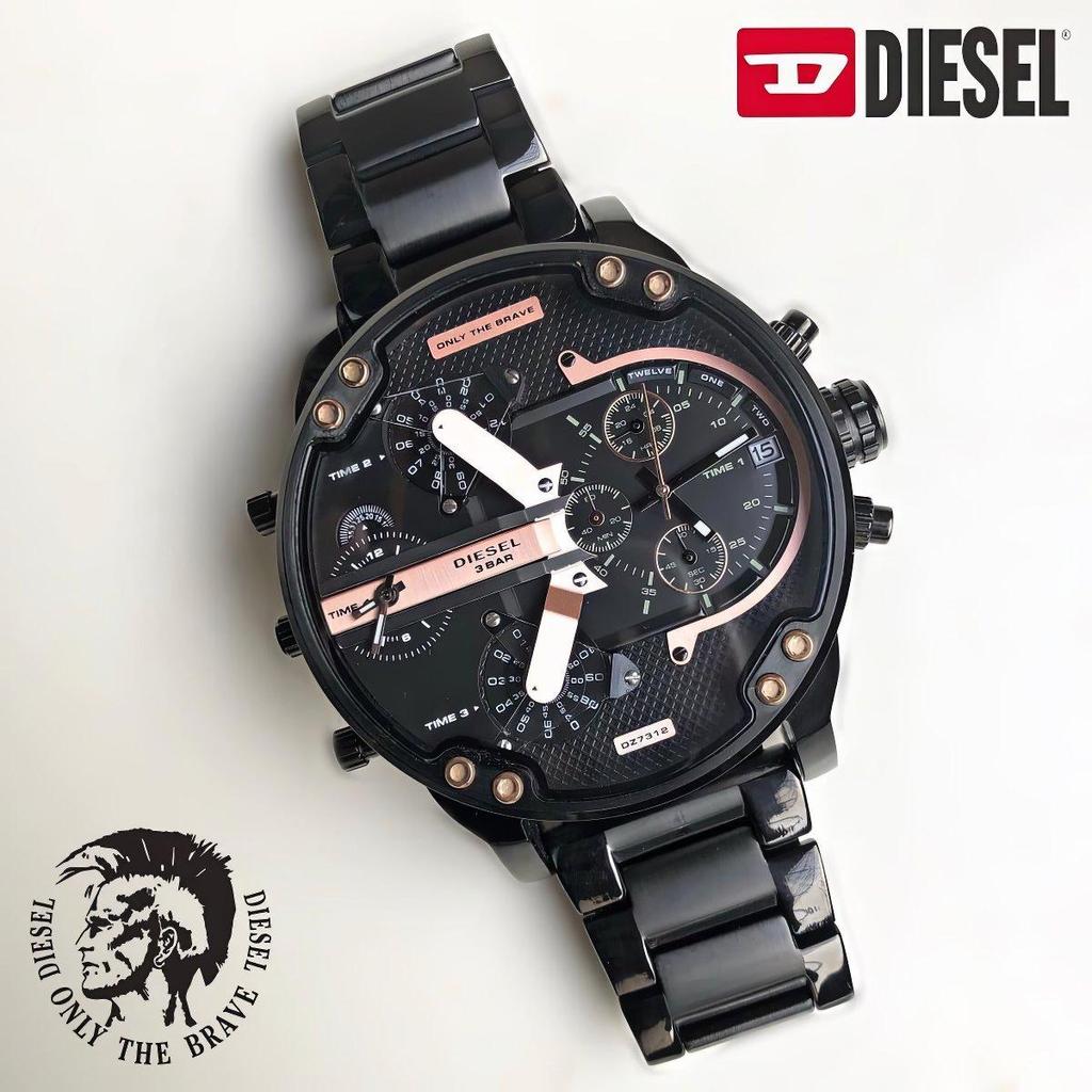 Diesel DZ7312 The Daddies Chronograph Four Time Zone Dial Men's Watch
