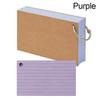 Horizontal Line Loose-Leaf Index Cards Double-sided Revision Cards Durable Binder Memo Book  Office