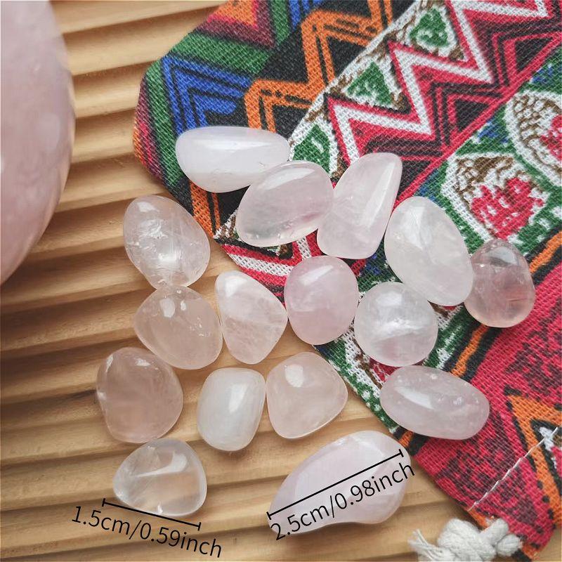 100 г/уп. Натуральный галтованный полированный кристалл кварца, необработанный, для декора, подарки для Рейки, энергетическая терапия, размер 15-20 мм
