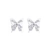 Trendy And Elegant Designer Bow Earrings Made Of Copper Spring 2023 Collection