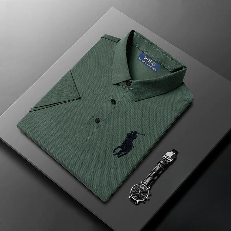 Polo Ralph Lauren 2025 Лето Новая Цветная Вышивка Пони Бизнес Поло для Отдыха