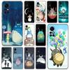 Studio Ghibli Totoro Phone Case For Huawei Honor 60 50 SE 30S Mate 30 20 10 Lite 40 Nova 9 8 Pro Y60 8i 7i 7SE 5T Premium Cover