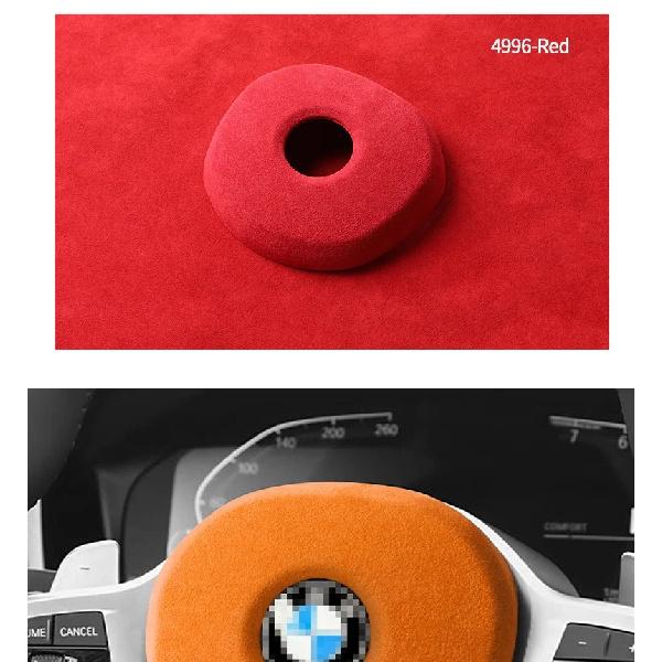 Made of Alcantara For BMW G-Chassis Steering Wheel Panel Cover Boot Trim Anti Scratch Decoration Car Interior Tuning Accessories