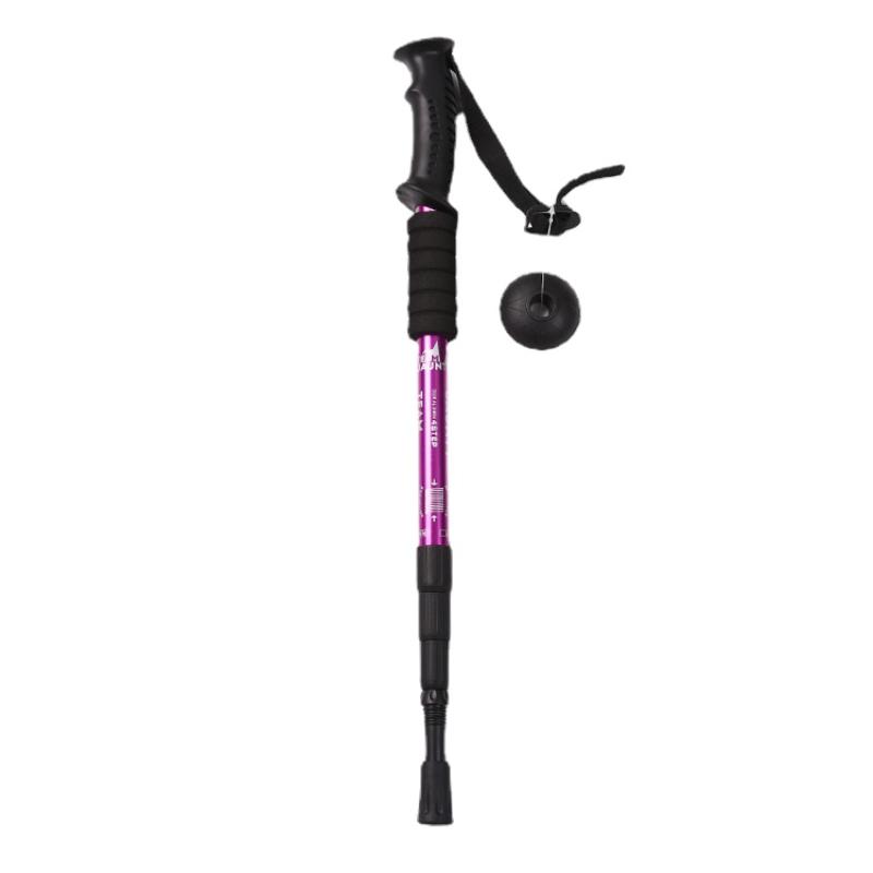 5-секционная телескопическая трость, складная трость из алюминиевого сплава, легкая трость для ходьбы на открытом воздухе, регулируемая