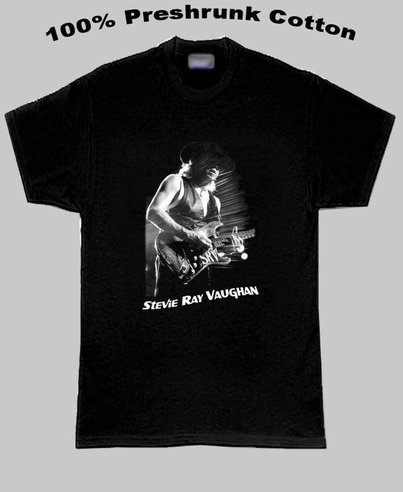 Stevie Ray Vaughan Guitar Legend T Shirt Mens Womens Tees Top