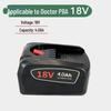 Совместимое зарядное устройство для литий-ионного аккумулятора Bosch 18V для дрели-шуруповерта PSR18LI, электрических инструментов PBA, PSR, PSB и пылесоса.