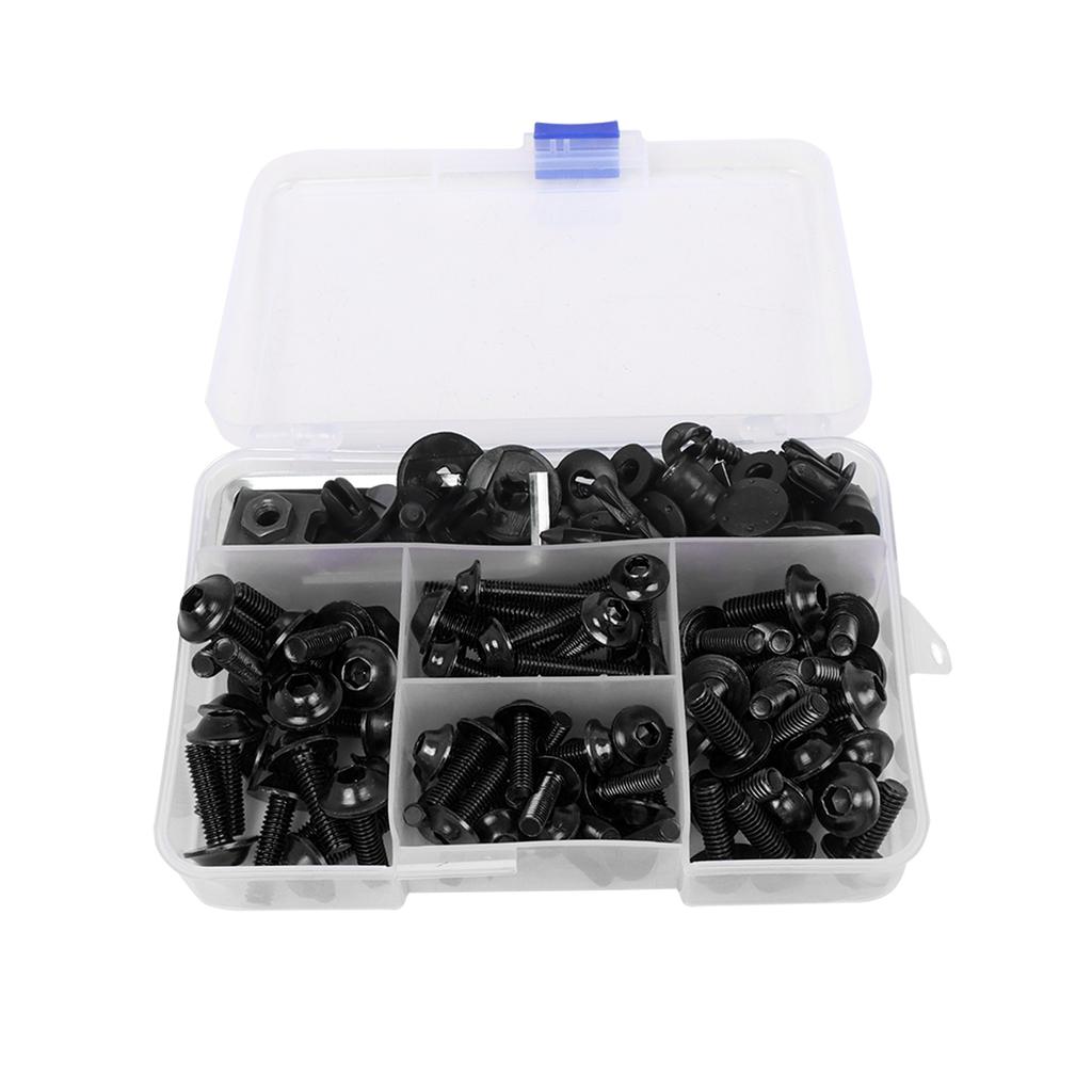 For Suzuki GSXR 600 750 1000 600 750 1000 K1 K2 K3 K4 K5 K6 K7 K8 K9 195/PCS Universal Fairing Bolt Kit Fastener Clips Screws
