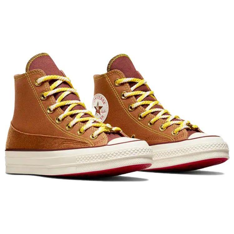 Converse Рождественский набор Chuck 70 High - кроссовки унисекс с изображением северного оленя коричневый Tawny-Owl Red-Oak A07979C