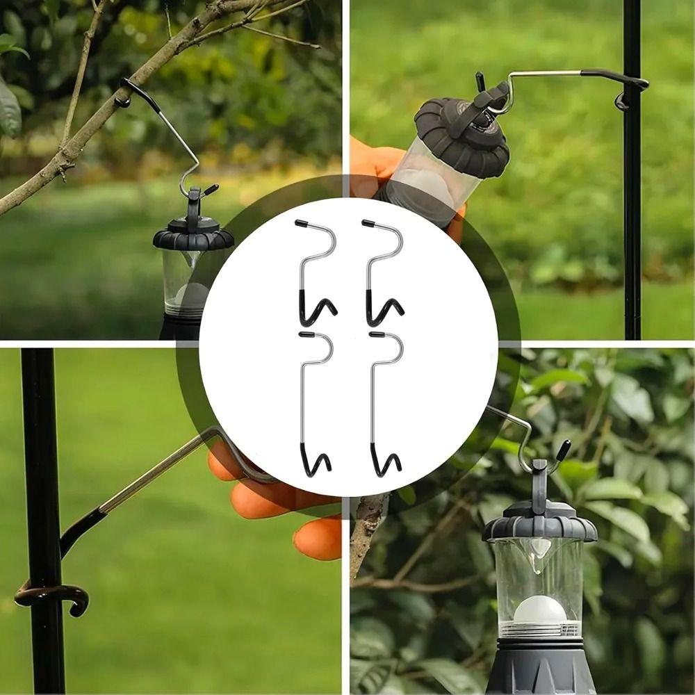 NEW Non-Slip Light Hook Durable Multi-functional Camping Hook Universal Pole Hook Outdoor
