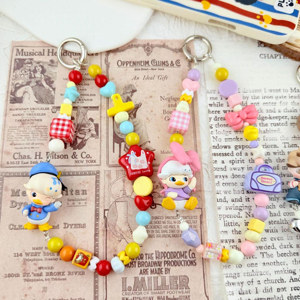 Pop Mart Dimoo Кастомная кукла Чехол для телефона и Брелок-рюкзак DIY Шнурок Подарок