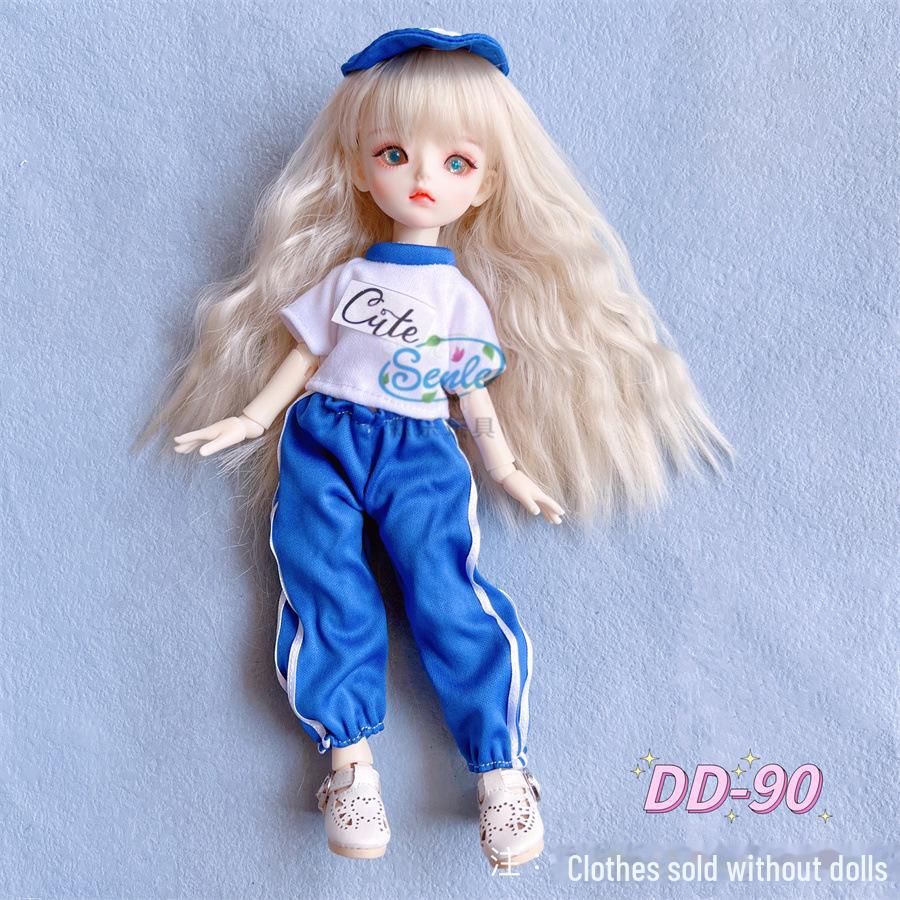 30 Cm 6-Point BJD Doll Dress Set - Lolita Style Clothes for Doll Dress-Up