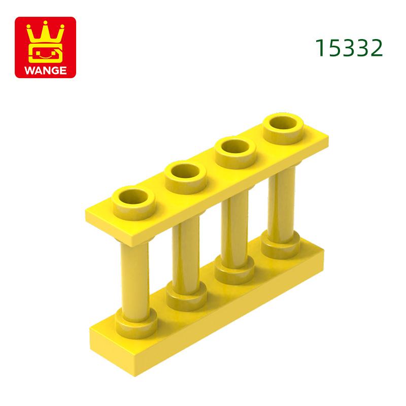 65Pcs/lot 15332 Fence Railing Construction Brick Moc Colour Castle Accessories Works With featuring Block DIY Children's playthings