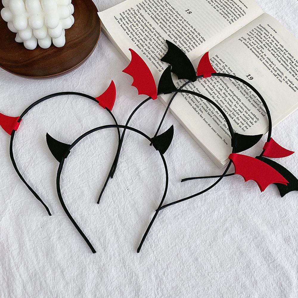 Pumpkin For Girls Bat Non-slip Halloween Headband Women Hair Hoop Animal Ears Korean Hairbands