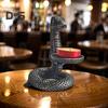Винтажный подсвечник 3D спиральная змея смоляной подсвечник настольный декор подсвечник в виде змеи для спальни гостиной