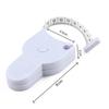 Body Tape Measuring Tape Plastic Tool White 0-150cm 9* 4.5 * 2cm Portable Retractable Home & Garden High Quality