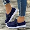 Large Casual Single Shoes for Women In Spring and Autumn, Flat Bottomed Feet, Low Top Loafers, Women's Single Shoes