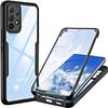 Двусторонний прозрачный чехол на 360 градусов для Samsung Galaxy iPhone Xiaomi Redmi Note POCO OPPO Pixel, объектив камеры, экран, полная защита, чехол для телефона