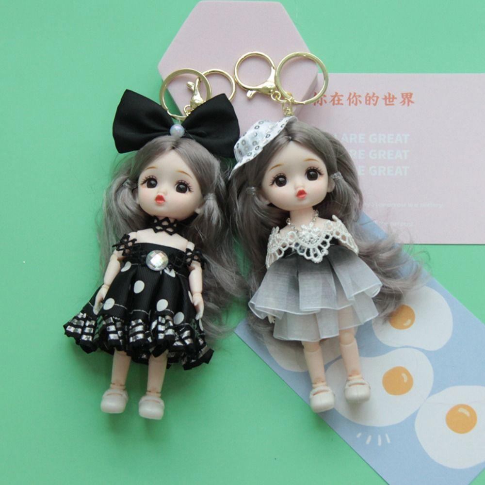 Мультяшный подвесной брелок для рюкзака 13 подвижных суставов Подвесной декор Милый брелок для сумки Школьный рюкзак